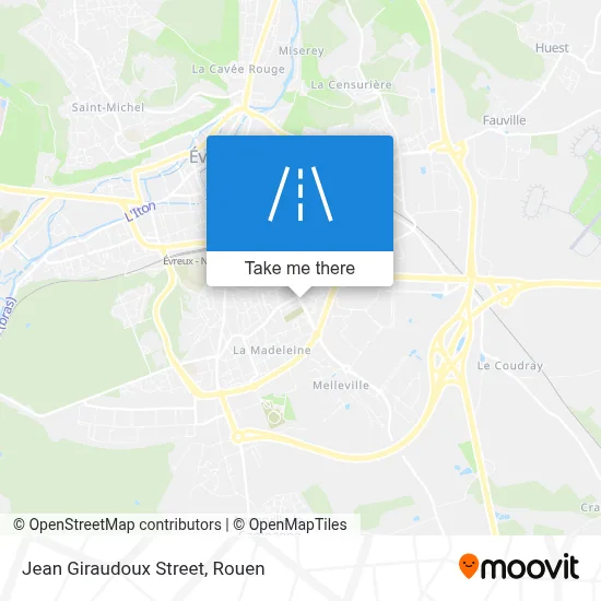 Rue Jean Giraudoux map