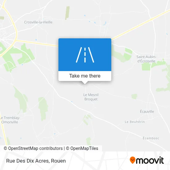 Rue Des Dix Acres map