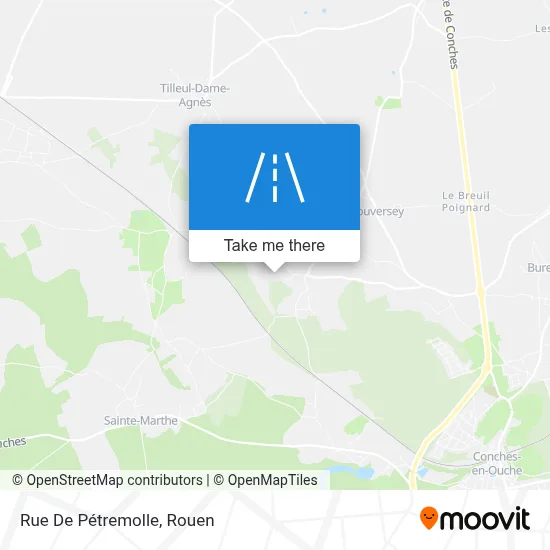 Rue De Pétremolle map