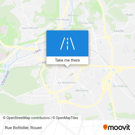 Mapa Rue Bottolier