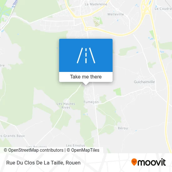 Rue Du Clos De La Taille map