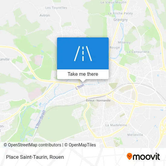 Place Saint-Taurin map