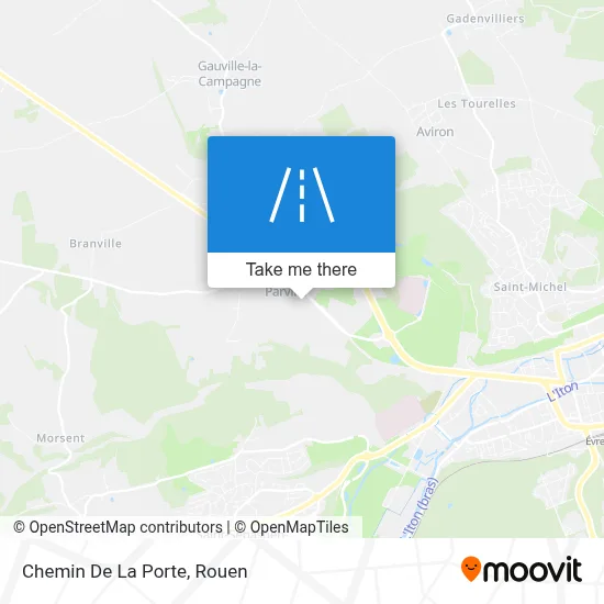 Chemin De La Porte map