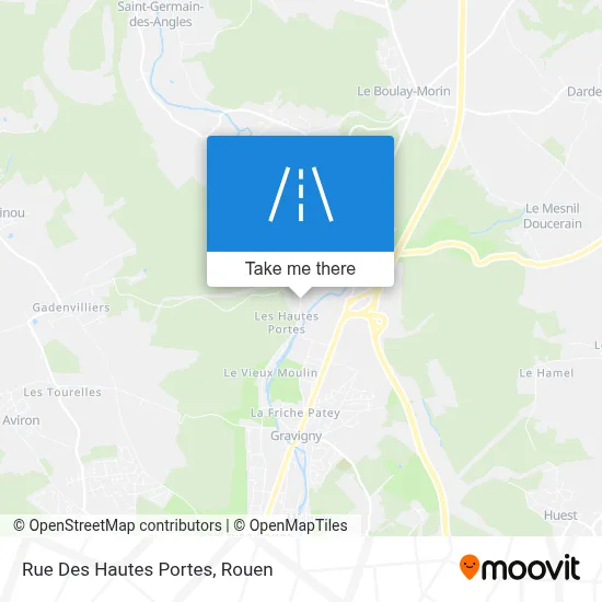 Rue Des Hautes Portes map