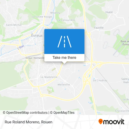 Rue Roland Moreno map
