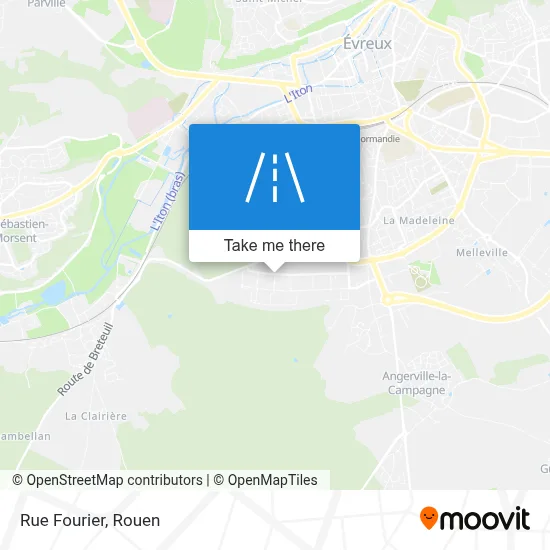 Mapa Rue Fourier