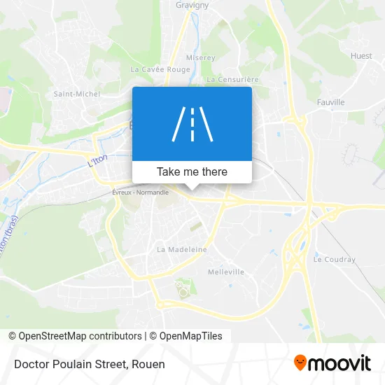 Mapa Rue Du Docteur Poulain