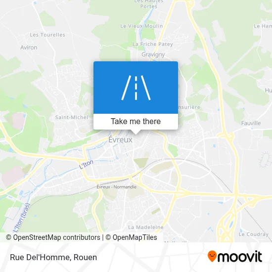 Rue Del'Homme map