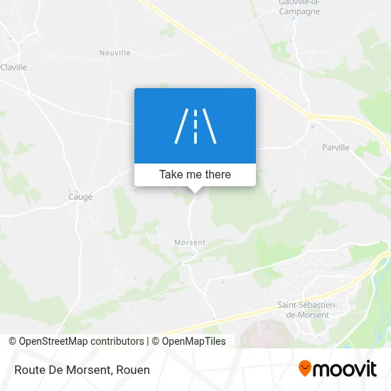 Route De Morsent map