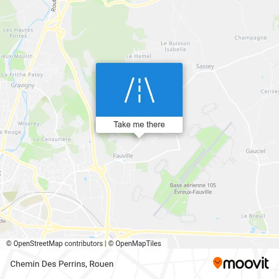 Chemin Des Perrins map