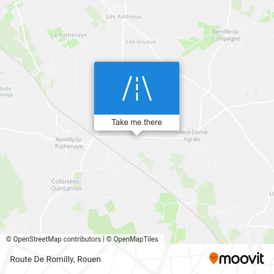Route De Romilly map