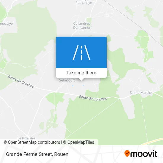 Mapa Rue De La Grande Ferme
