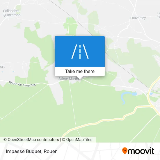 Impasse Buquet map