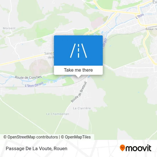 Passage De La Voute map