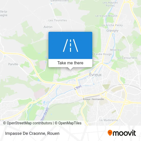 Impasse De Craonne map