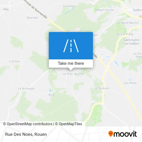 Rue Des Noes map
