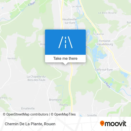 Chemin De La Plante map