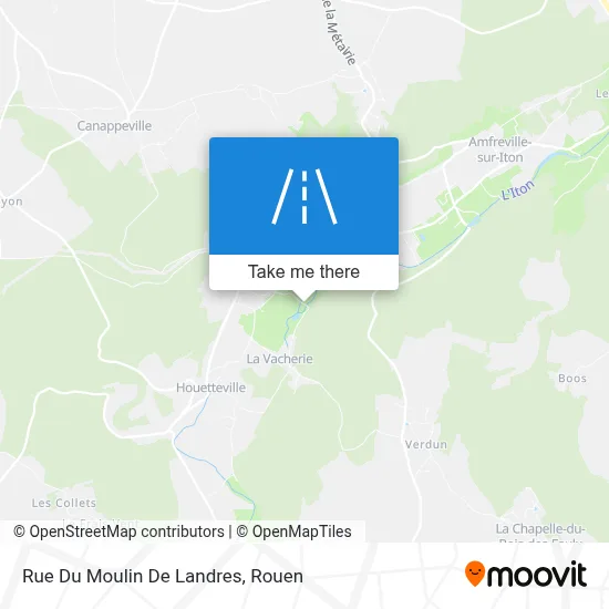 Rue Du Moulin De Landres map