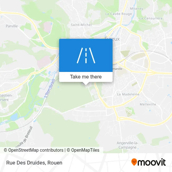 Rue Des Druides map