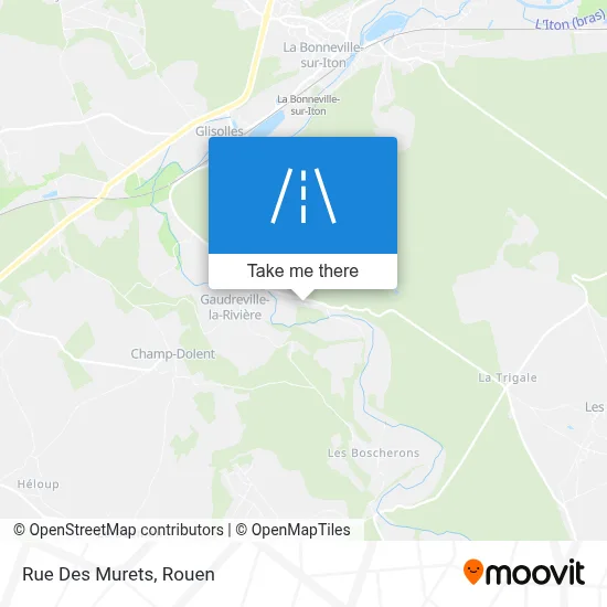 Mapa Rue Des Murets