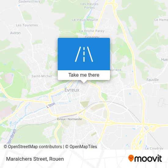Rue Des Maraîchers map