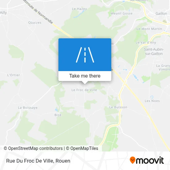 Rue Du Froc De Ville map