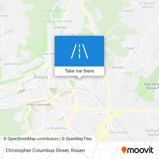 Mapa Rue Christophe Colomb