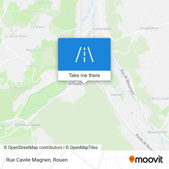 Rue Cavée Magnen map