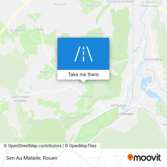 Sen Au Malade map