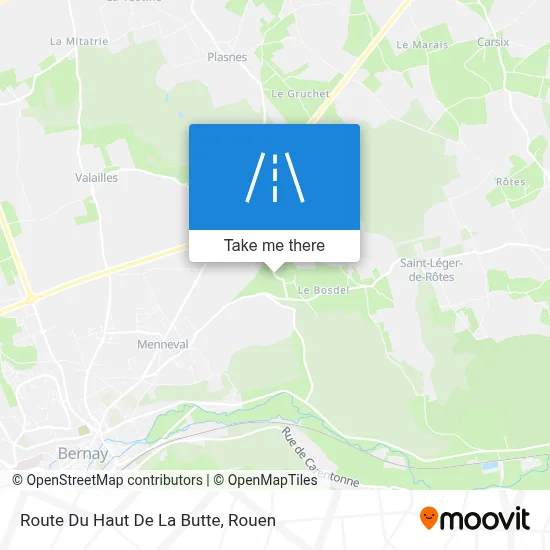 Route Du Haut De La Butte map