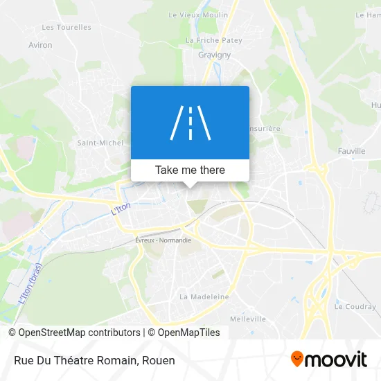 Rue Du Théatre Romain map