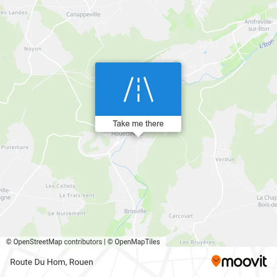 Route Du Hom map