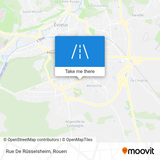 Rue De Rüsselsheim map