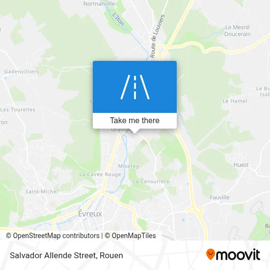 Rue Salvador Allende map