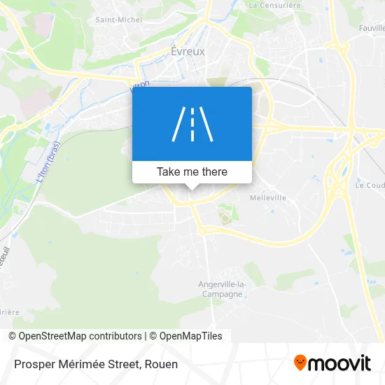 Rue Prosper Mérimée map