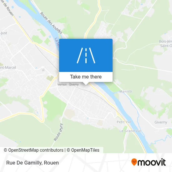 Rue De Gamilly map