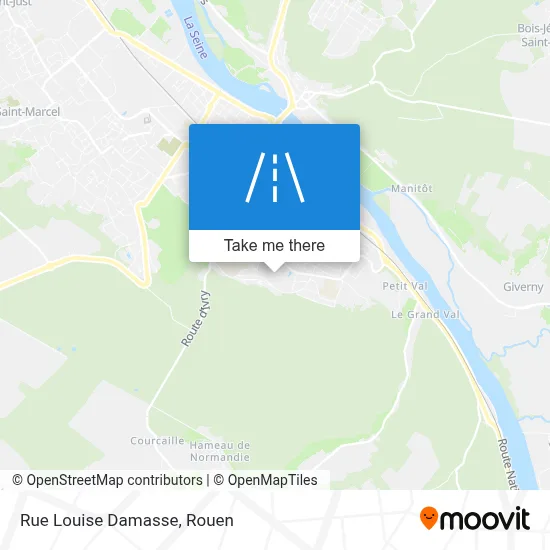 Rue Louise Damasse map