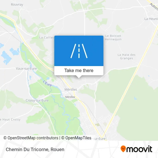 Chemin Du Tricorne map