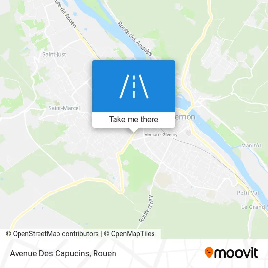 Avenue Des Capucins map