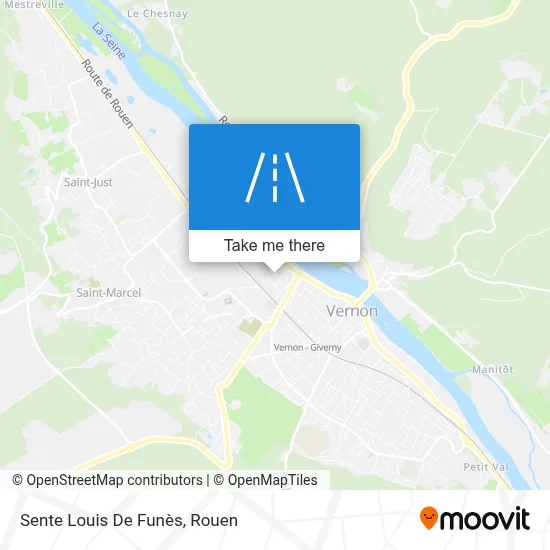 Sente Louis De Funès map