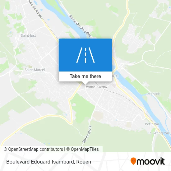 Boulevard Edouard Isambard map