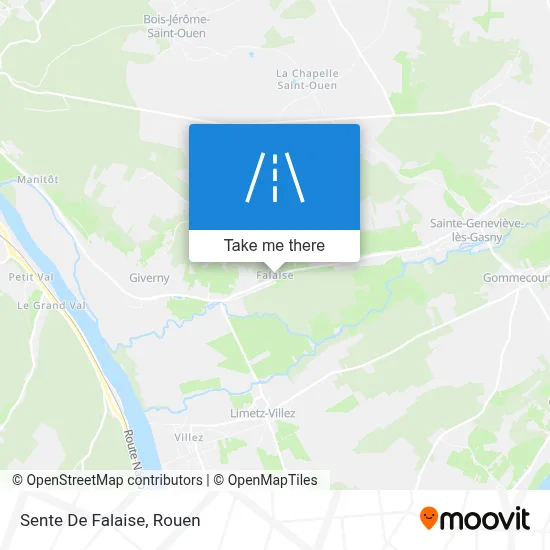 Sente De Falaise map