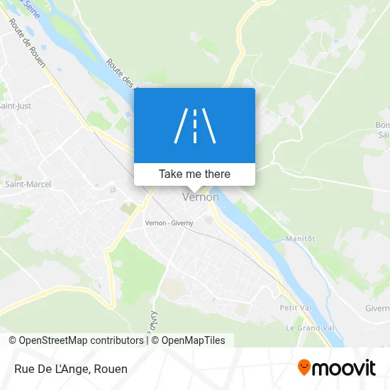 Mapa Rue De L'Ange