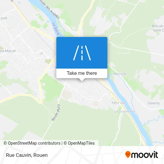 Rue Cauvin map