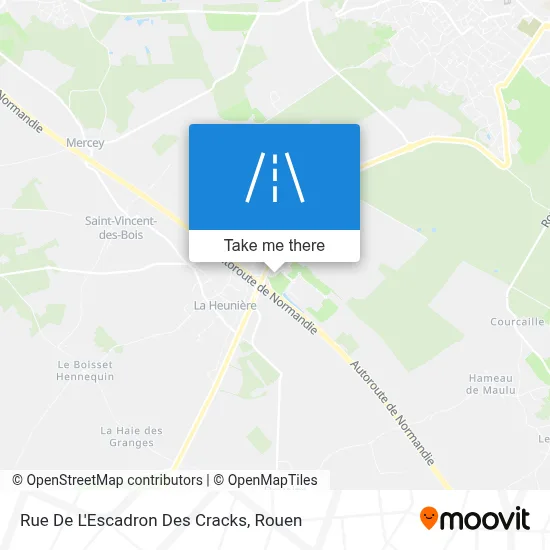 Rue De L'Escadron Des Cracks map