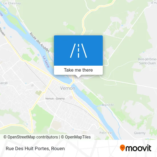 Rue Des Huit Portes map