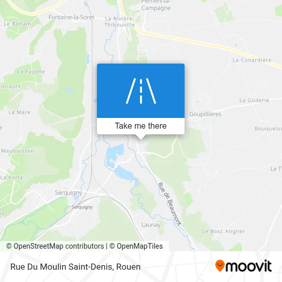 Mapa Rue Du Moulin Saint-Denis