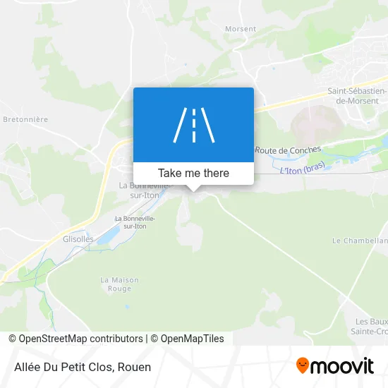 Allée Du Petit Clos map
