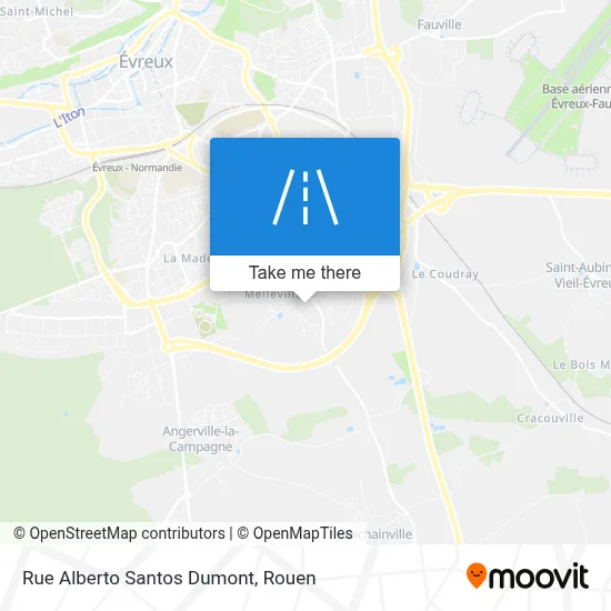 Rue Alberto Santos Dumont map