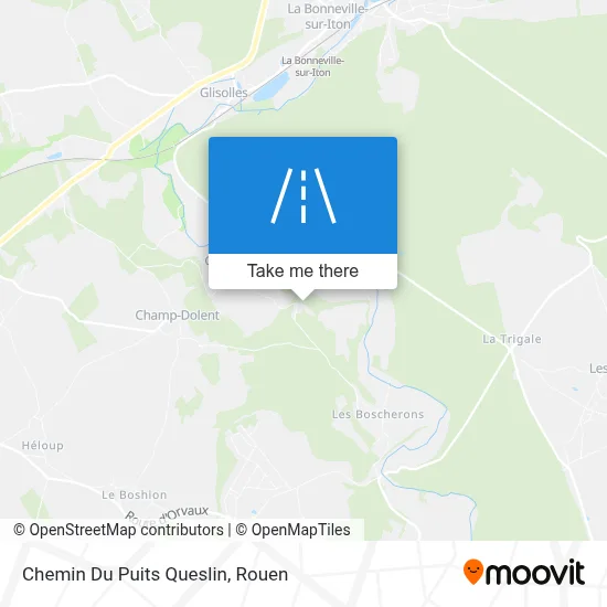 Chemin Du Puits Queslin map